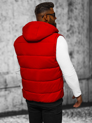 Herren Weste Rot OZONEE JS/84M3028/275