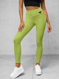Damen Leggings Limette OZONEE O/ZCH2281
