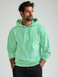 Herren Kapuzenpullover Mintgrün OZONEE JS/2009Z