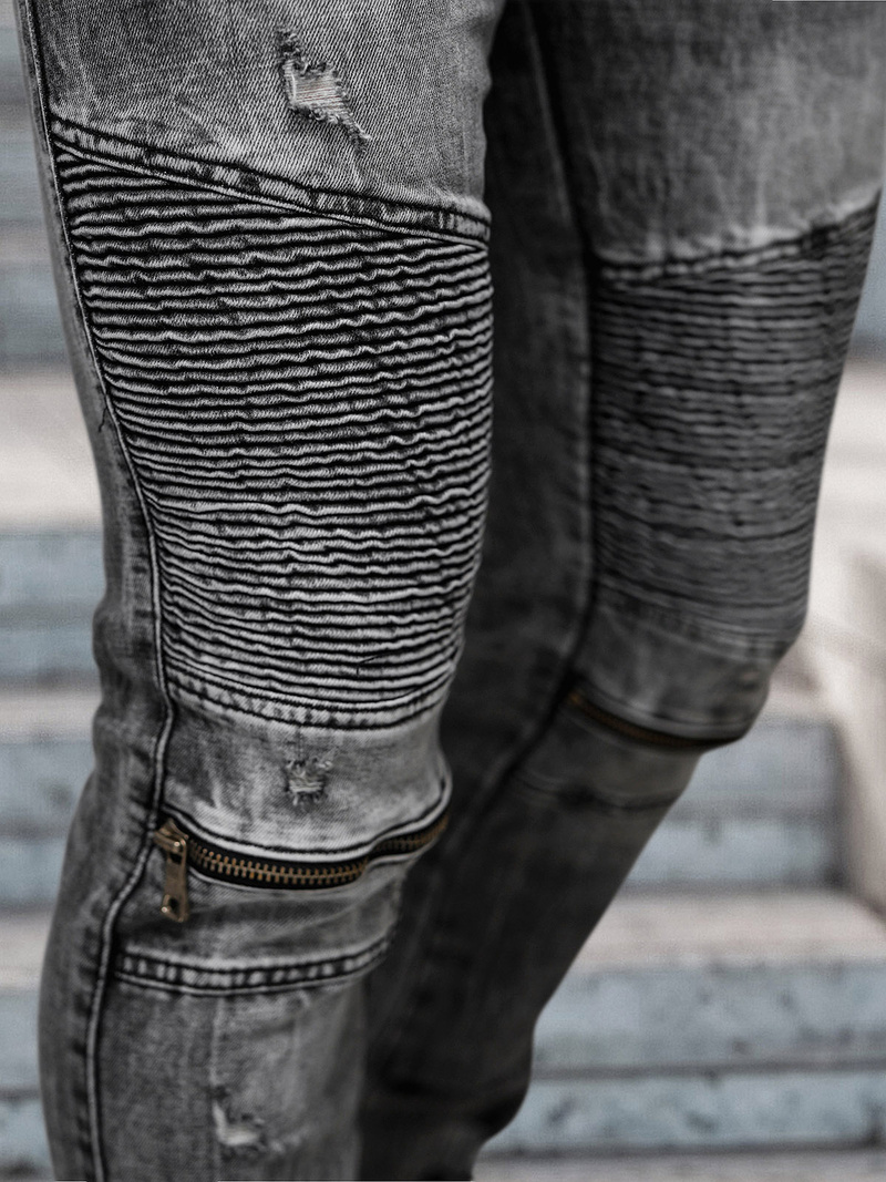 Herren Jeanshose Schwarz OZONEE NB/MP0069N