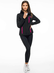Damenjacke Softshell Schwarz OZONEE JS/HH028/1