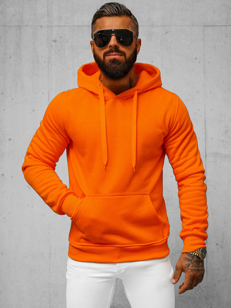 Herren Kapuzenpullover Orange OZONEE JS/2009Z