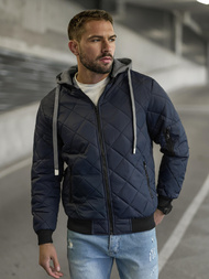 Herren Jacke Dunkelblau OZONEE JS/8M986/215Z