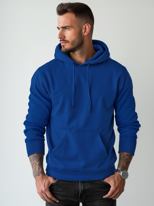 Herren Kapuzenpullover Kornblume OZONEE JS/2009/65Z