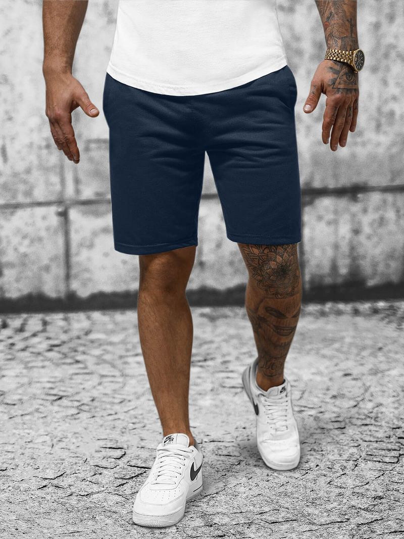 Herren Sportshorts Dunkelblau OZONEE JS/8K100/25Z