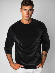 Herren Velours Sweatshirt Schwarz OZONEE JS/8B1166/3