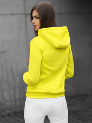 Damen Kapuzenpullover Gelb-Neon OZONEE JS/W03Z