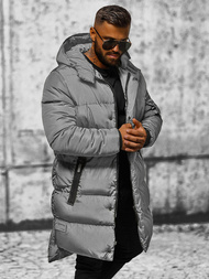 Herren Winterjacke Grau OZONEE O/M799