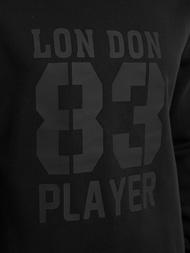 Herren Sweatshirt Schwarz OZONEE JS/8B1976/3