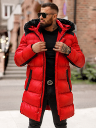 Herren Winterjacke Rot OZONEE O/M800Z