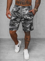 Herren Sportshorts Grau OZONEE JS/8K283/2