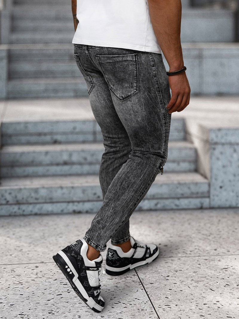 Herren Jeanshose Schwarz OZONEE NB/MP0069N