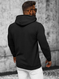 Herren Kapuzenpullover Schwarz OZONEE O/TB2273