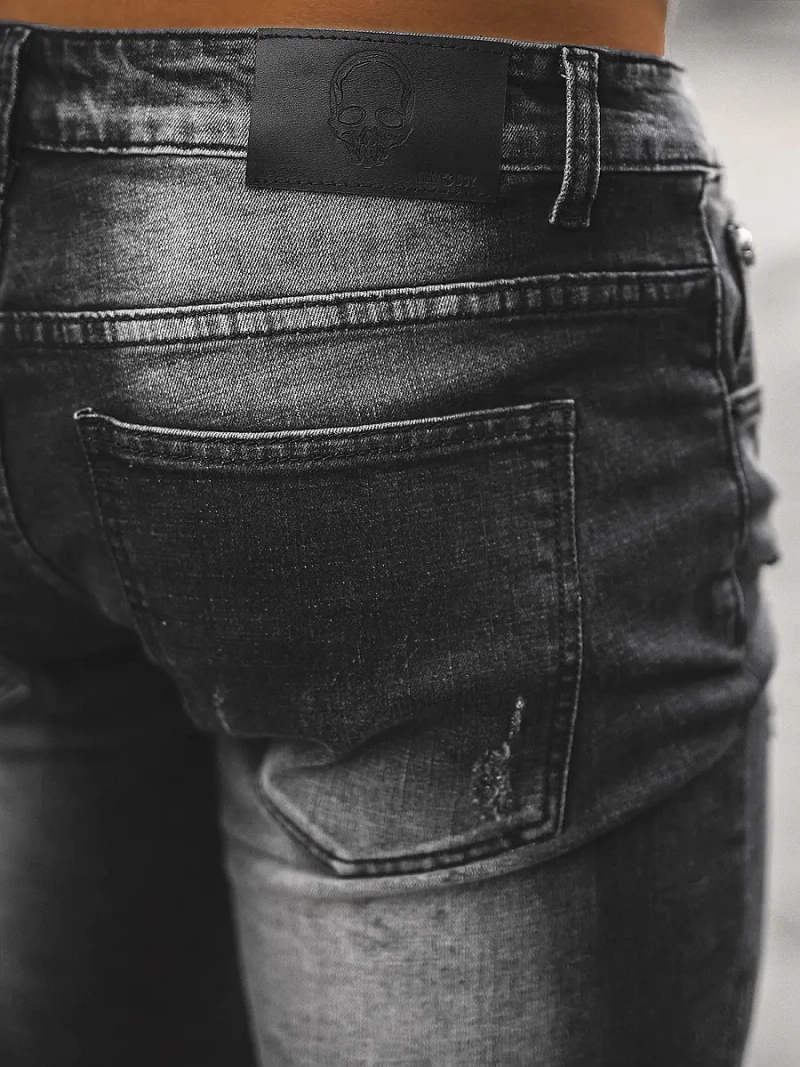 Herren Jeanshose Schwarz OZONEE NB/MP0126N