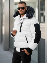 Herren Winterjacke Weiß OZONEE O/M798Z