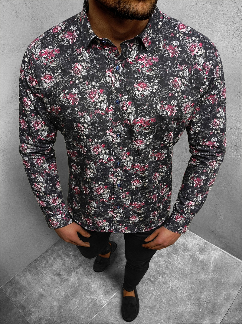 Herren Hemd Bunt OZONEE O/2322