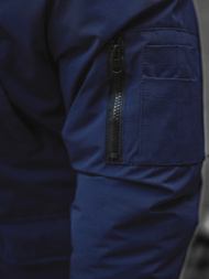 Herren Winterjacke Dunkelblau OZONEE JS/M2019/215