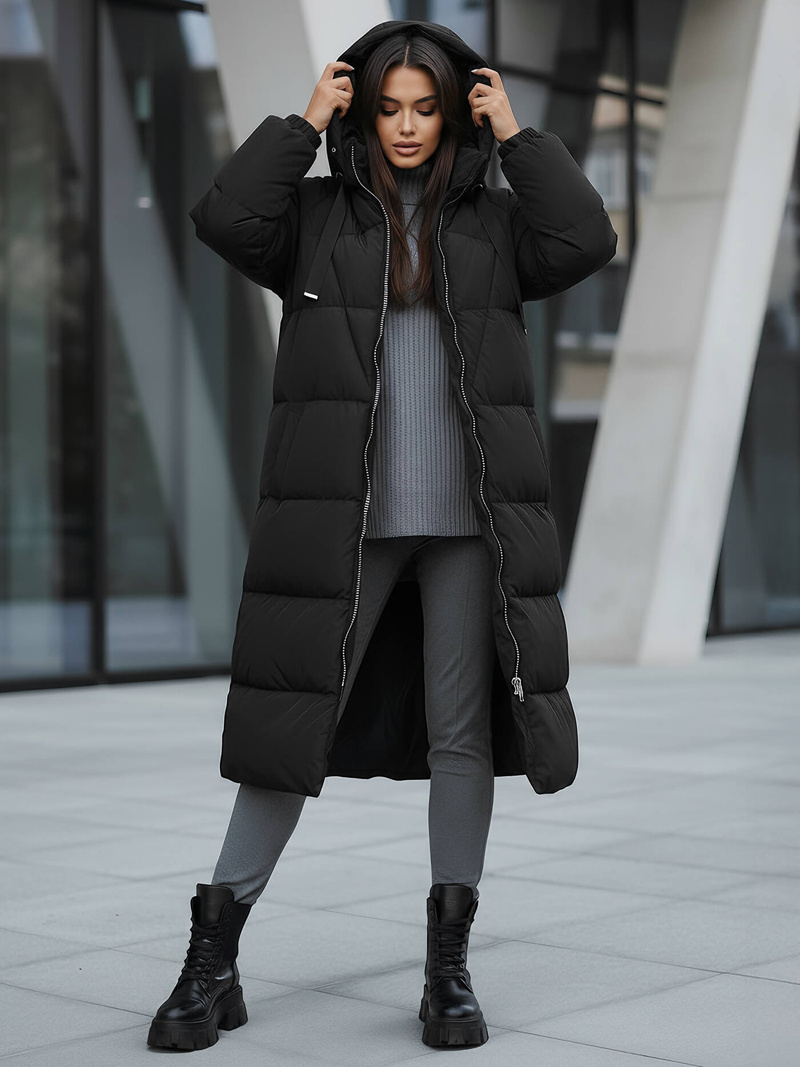 Damen Jacke Schwarz OZONEE JS/5M3163/392Z