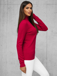 Damen Pullover Weinrot OZONEE JS/8003/5