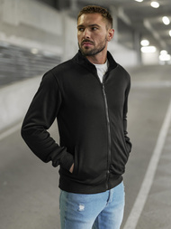 Herren Sweatjacke Schwarz OZONEE JS/2002Z