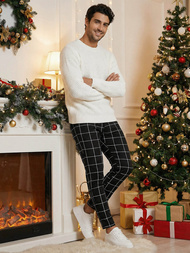 Herren Chino Hose Schwarz OZONEE O/P4009Z