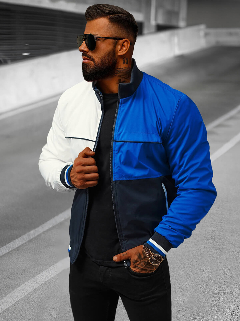 Herren Jacke Marineblau OZONEE JS/84M3003/215