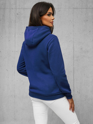 Damen Kapuzenpullover Indigo OZONEE JS/W02/66Z