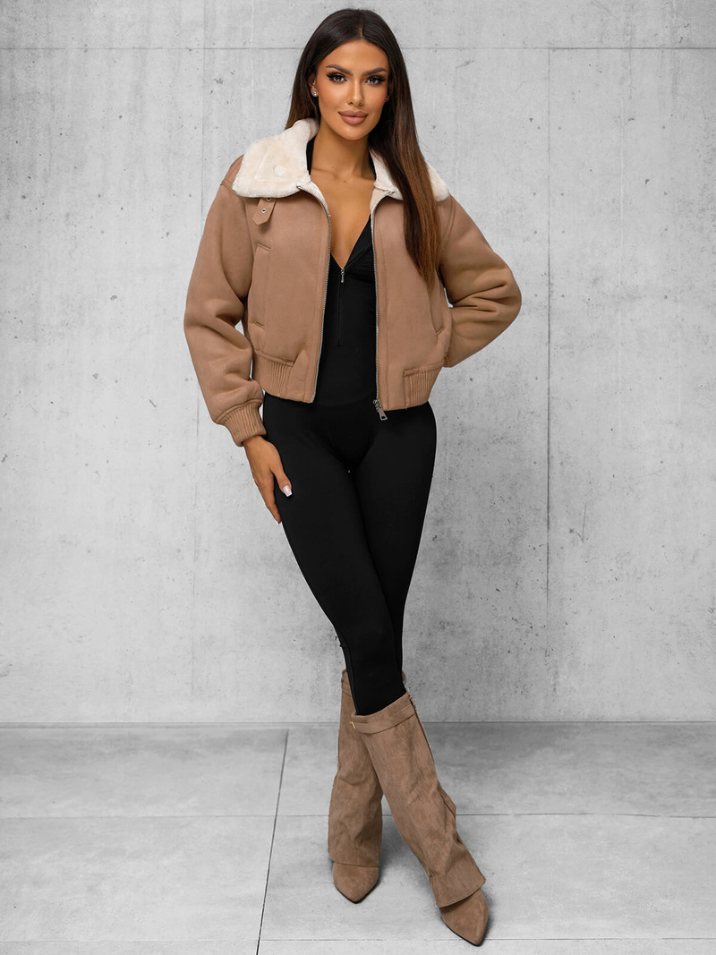 Damen Jacke Beige OZONEE O/81326Z