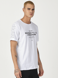 Herren T-Shirt Weiß OZONEE MR/21516