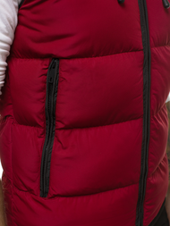 Herren Weste Weinrot OZONEE JB/JP1189/3