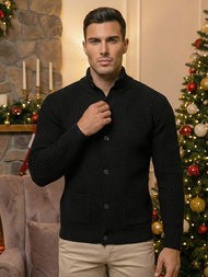 Herren Pullover Schwarz OZONEE NB/MM6020/4Z