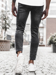 Herren Jeans Schwarz OZONEE O/4371/2