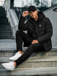 Herren Jacke Schwarz OZONEE JS/31M5081/392Z