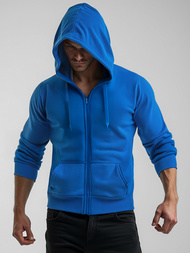 Herren Kapuzenpullover Blau OZONEE JS/2008