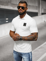 Herren Poloshirt Weiß OZONEE NB/MT3105