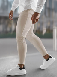 Herren Chino Hose Beige OZONEE O/P4049Z