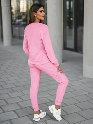 Damen Velours Sportanzug Puderrosa OZONEE O/8C1173/38