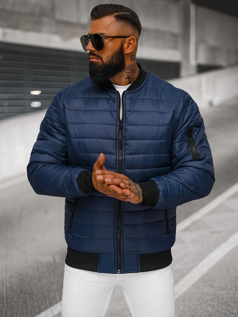 Herren Jacke Dunkelblau OZONEE JS/MY02Z