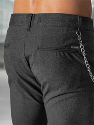 Herren Chino Hose Anthrazit OZONEE DJ/3300Z