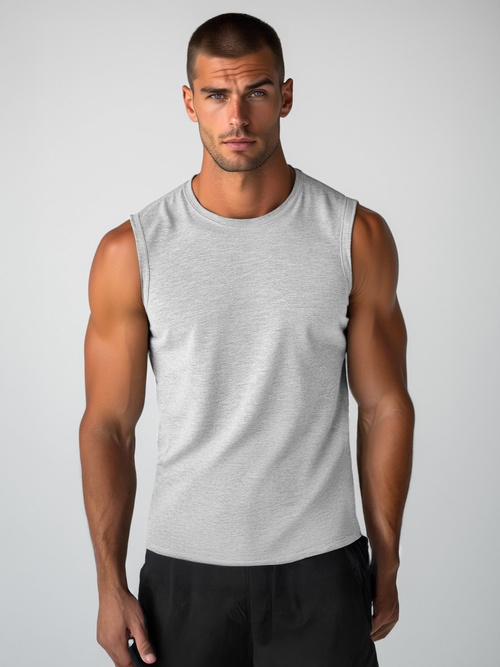 Herren Tank Top Grau OZONEE JS/99001Z