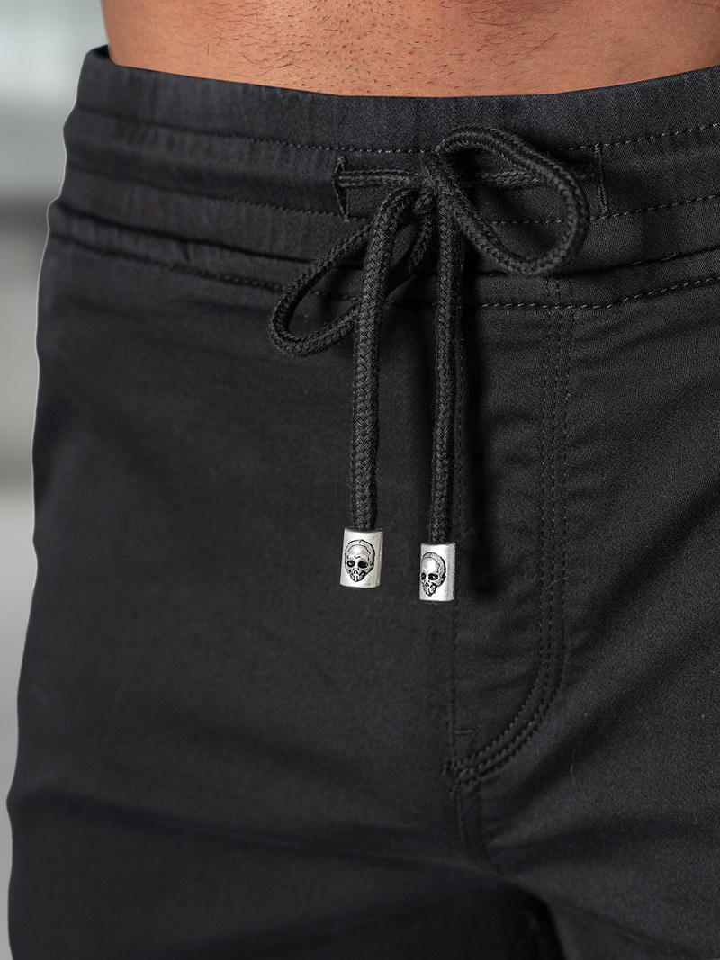 Herren Chino Shorts Schwarz OZONEE NB/MP0266NZ