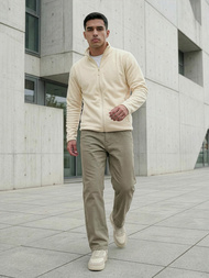 Herren Sweatshirt Ecru OZONEE JS/HH016/1