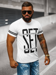 Herren T-shirt Weiß OZONEE O/8T1275/1