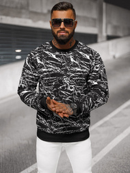 Herren Sweatshirt Schwarz OZONEE JS/8B1222/3