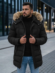 Herren Winterjacke Schwarz OZONEE JS/5M3122/392Z