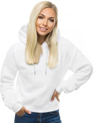 Damen Kapuzenpullover Weiß OZONEE O/12102