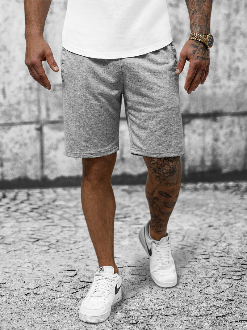 Herren Sportshorts Grau OZONEE JS/8K100/2Z