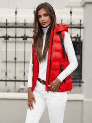 Damen Weste Rot OZONEE JS/5M3133/270Z