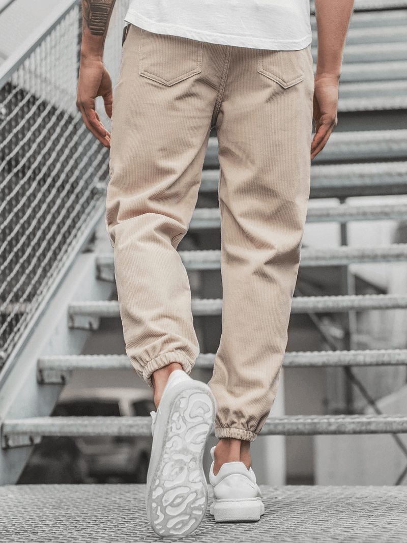 Herren Cord Beige OZONEE R/4083