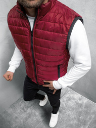 Herren Weste Weinrot OZONEE JS/MY77